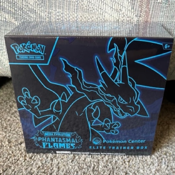 Pokemon Phantasmal Flames Elite Trainer Box - Black and Blue